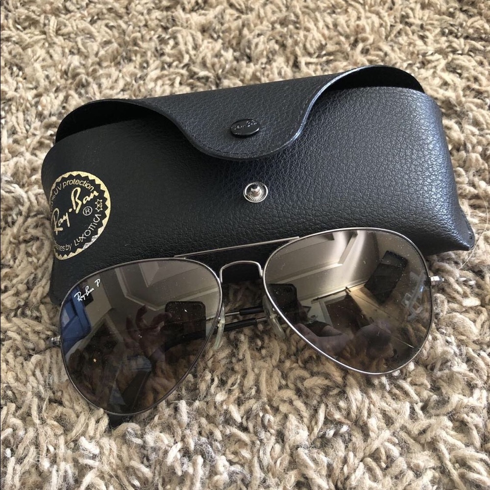 Ray Ban Aviators with case
